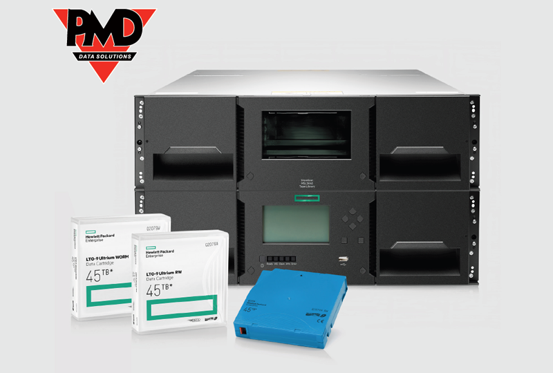Buy an HPE StoreEver MSL3040 tape library 50% full of media, get the other 50% for free